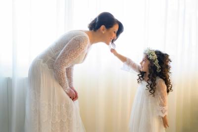 la sposa e la damigella