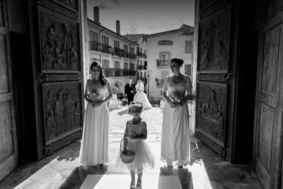 l'ingresso in Chiesa